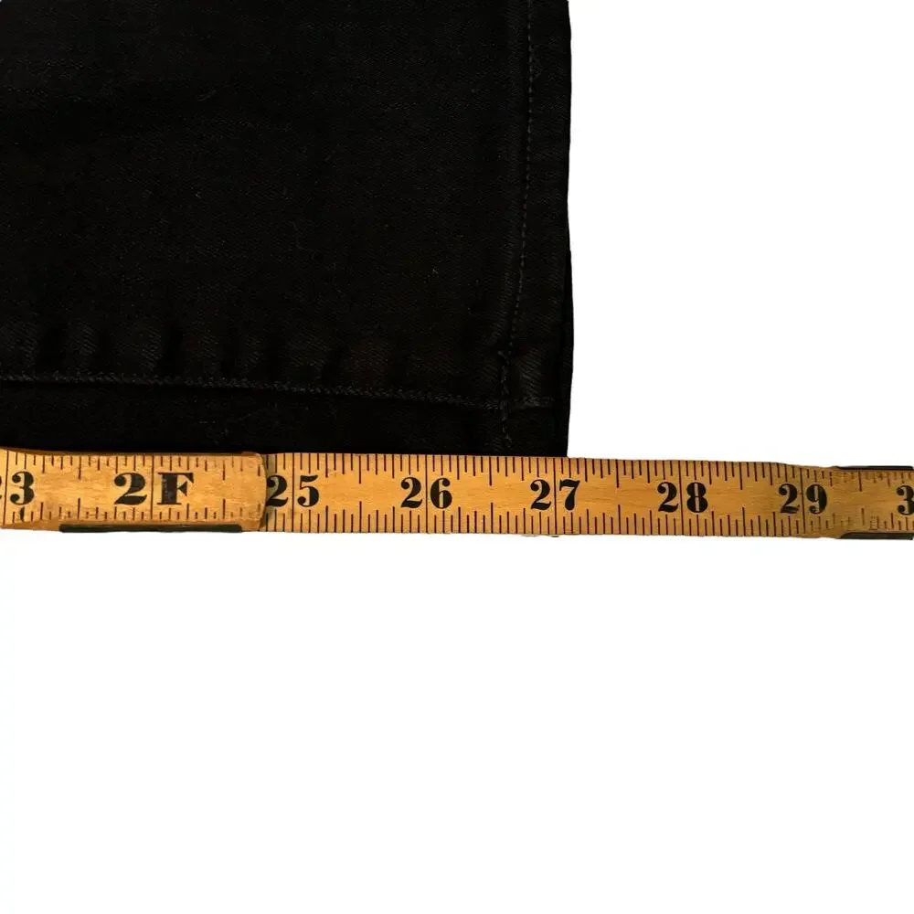 Madewell - Womens - Black 10" High Rise Skinny Denim Jean - Size 26 - Picture 8 of 11